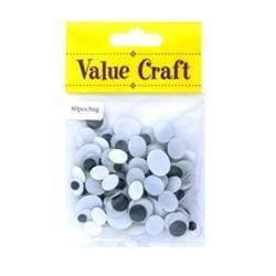 AussieSuperStore Art & Craft Essentials Joggle Eyes Oval Joggle Eyes Oval | Googly or Wiggle Eye 9331468003038 VCE04